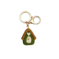 Home Dweller – Felt House Keychain – Green – Love Shack Giftware
