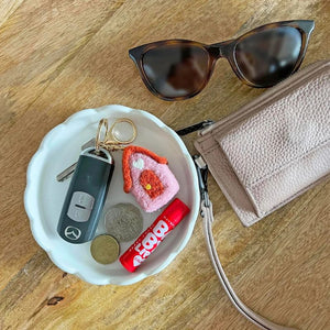 Home Dweller – Felt House Keychain – Pink – Love Shack Giftware