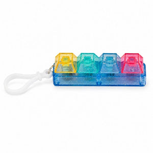 Fidget Fingers Keyboard Click Keychain on a white background