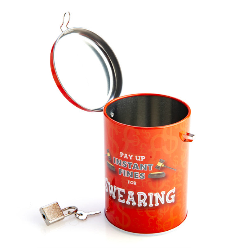 Fines Money Tin Swearing – Love Shack Giftware