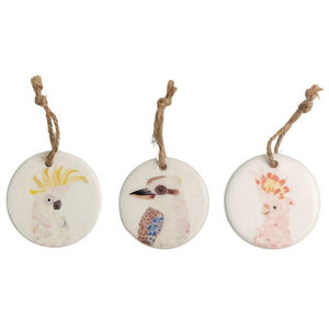 Frankie B Aus Birds Ceramic Disc Colourful 8cm – Love Shack Giftware