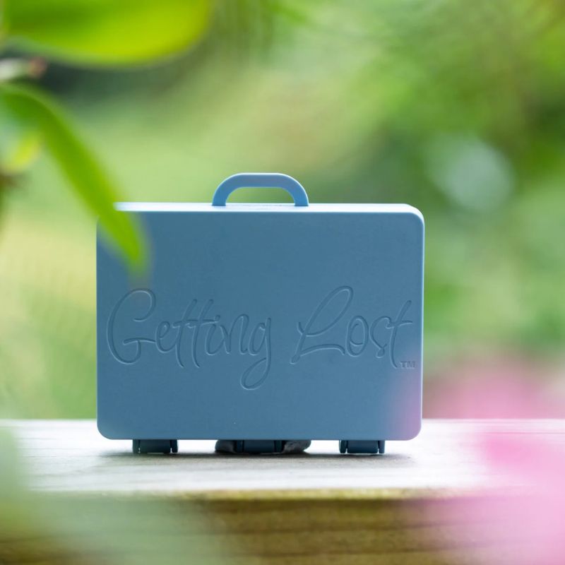 Getting Lost – Add a Suitcase – Twilight Blue Sky – Love Shack Giftware