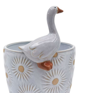 Goose Pot Hanger White 11cm – Love Shack Giftware