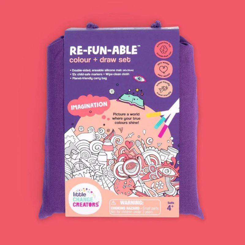 IMAGINATION Re-FUN-able%E2%84%A2 Colour + Draw Set – Love Shack Giftware