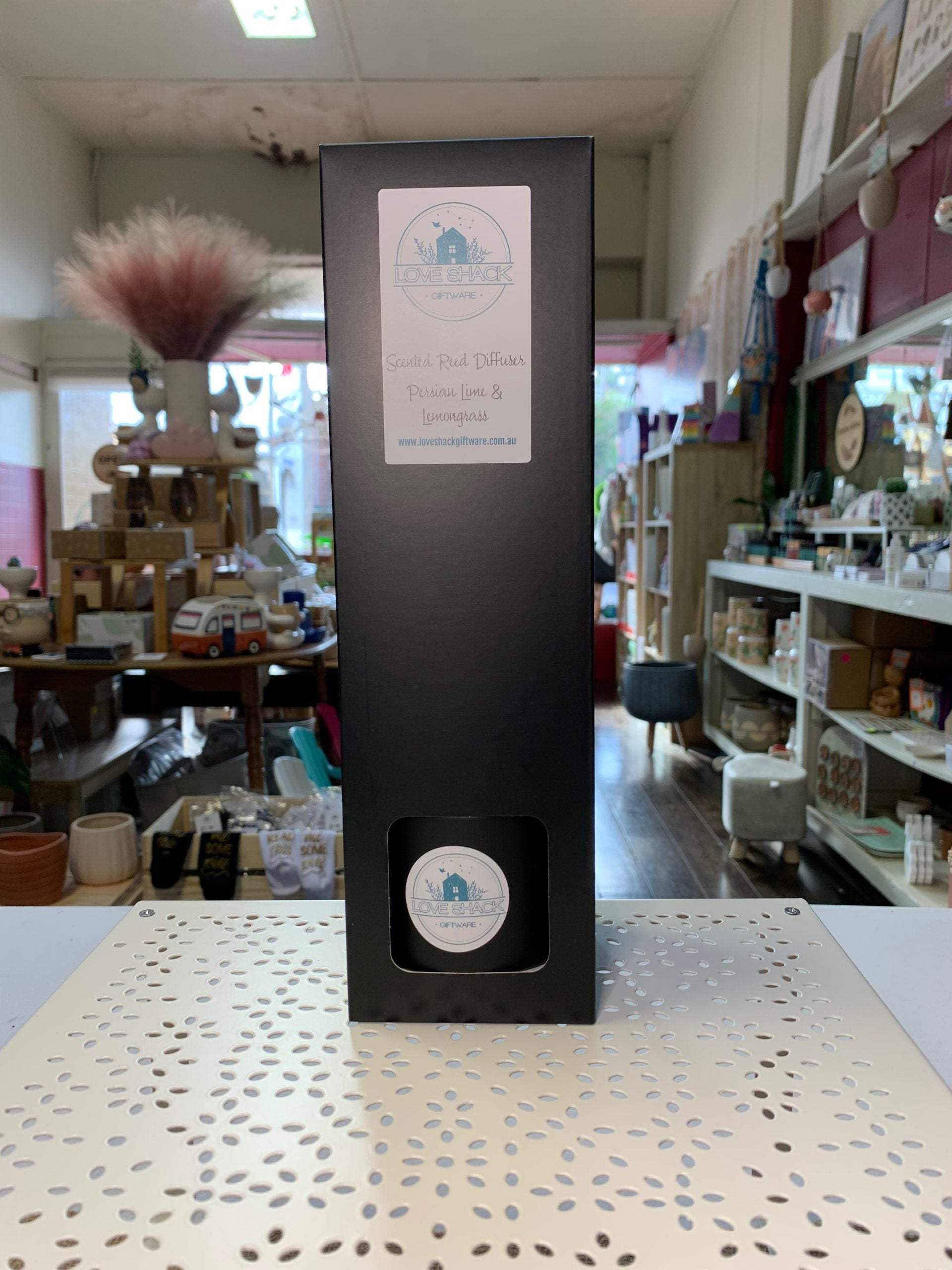 Scented Reed Diffuser Persian Lime &amp; Lemongrass – Love Shack Giftware