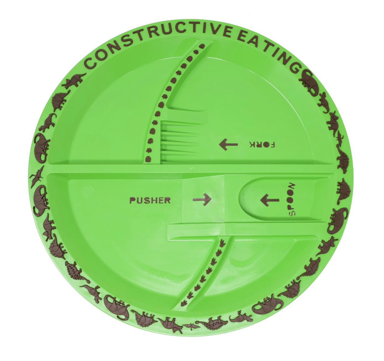 COnstructive Eating Dino Plate – Love Shack Giftware