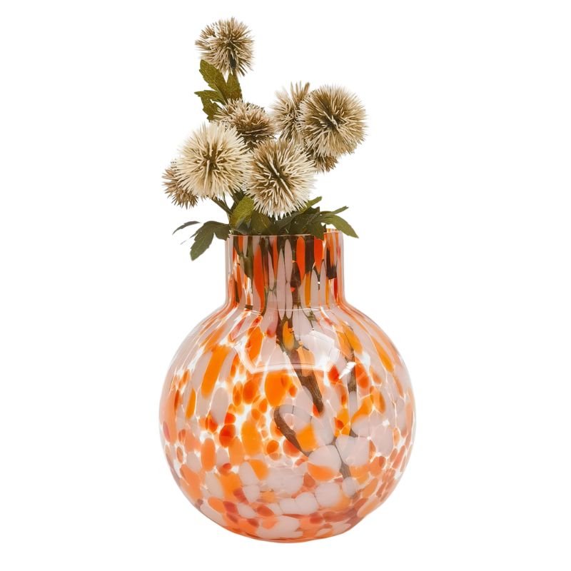 Jaslyn Speckle Glass Vase Red & Pink 17cm – Love Shack Giftware (1)