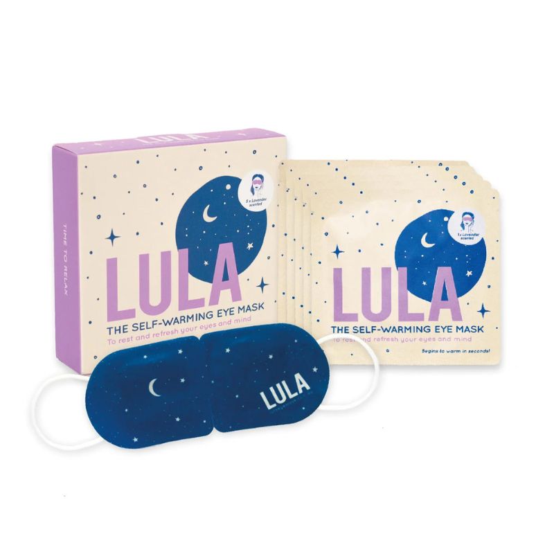 Lula – Lavender Self – Warming Eye Mask – 5 Masks – Love Shack Giftware