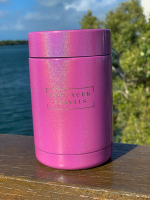 Luminious Liliac Insulated Can Bottle Holder – Love Shack Giftware