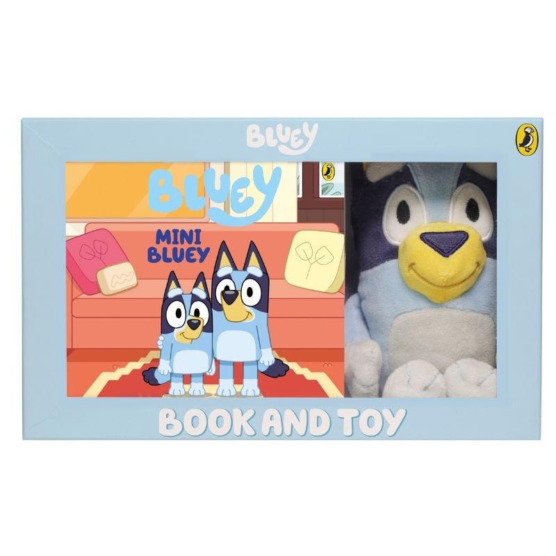 Mini Bluey Book and Toy Set