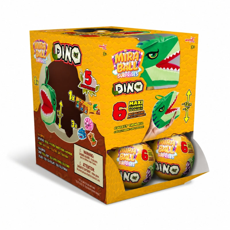 Miraball Surprises Dino display box with collectible dinosaur surprise balls