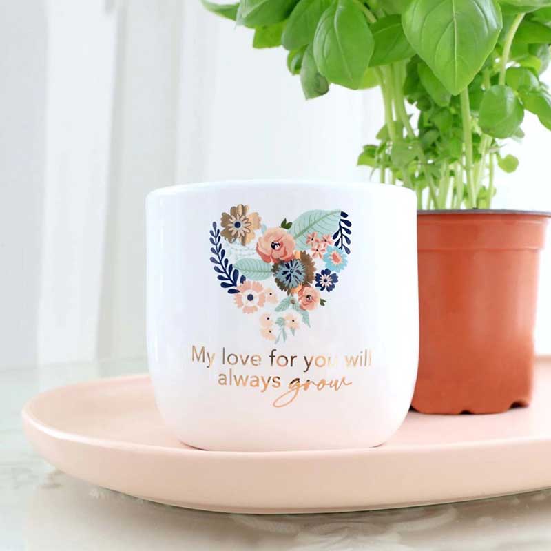 Mothers Day Floral Planter – Love Shack Giftware