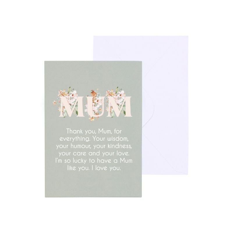 Mum – Mothers Day Card – Love Shack Giftware