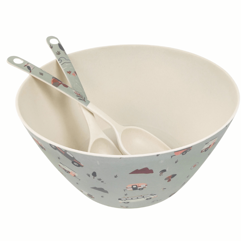 Nomad Bamboo Bowl &amp; Serving Set – Love Shack Giftware