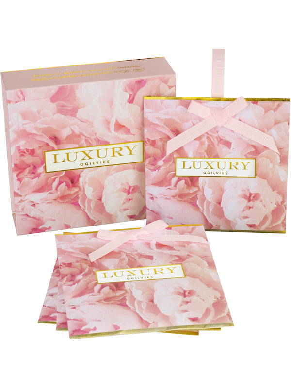 Ogilvies – Luxury Sachets Set of 4 – Rose – Love Shack Giftware