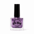 Oh Flossy Purple Glitter Kids Nail Polish bottle on a plain white background