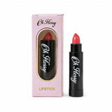 Oh Flossy Natural Lipstick for Kids in pink with original packaging and lipstick tube