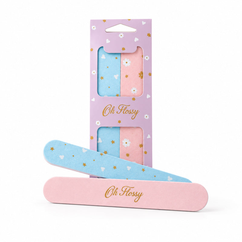Oh Flossy Kids Nail Files - 2 Pack