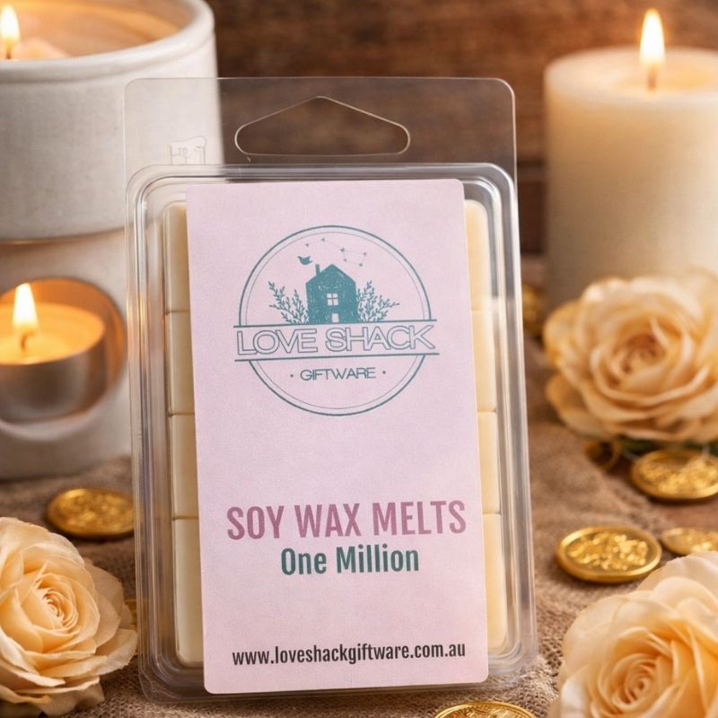 One Million Soy Wax Melts - Love Shack Giftware