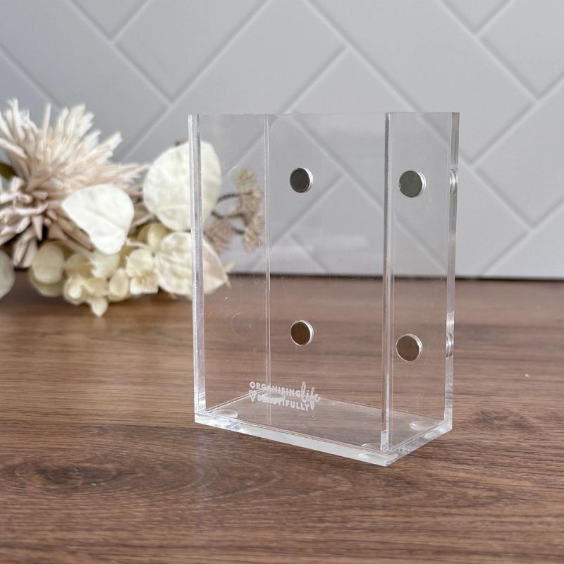 Organising Life Beautifully -Acrylic Magnetic Marker Holder – Love Shack Giftware