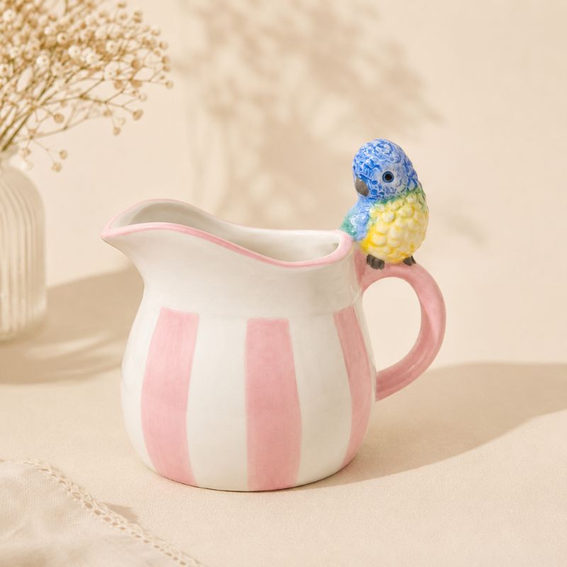 Perdy Parrot Jug Pink 13cm