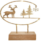 Reindeer Scene with Lights Decoration – Love Shack Giftware
