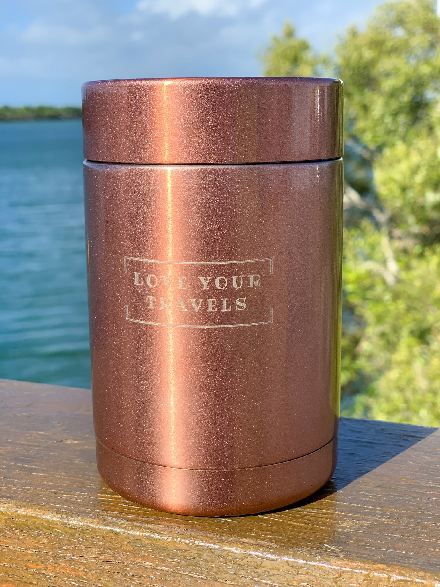 Rose Gold Insulated Can Bottle Holder – Love Shack Giftware