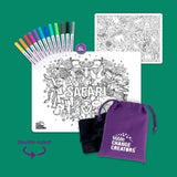 SAFARI Re-FUN-able%E2%84%A2 Colouring Set 2 – Love Shack Giftware