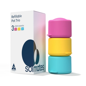 Solmaates - Refillable Pot Trio (25ml) - Love Shack Giftware