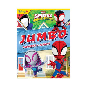 Marvel Spidey and His Amazing Friends Jumbo Colouring and Activity book cover
