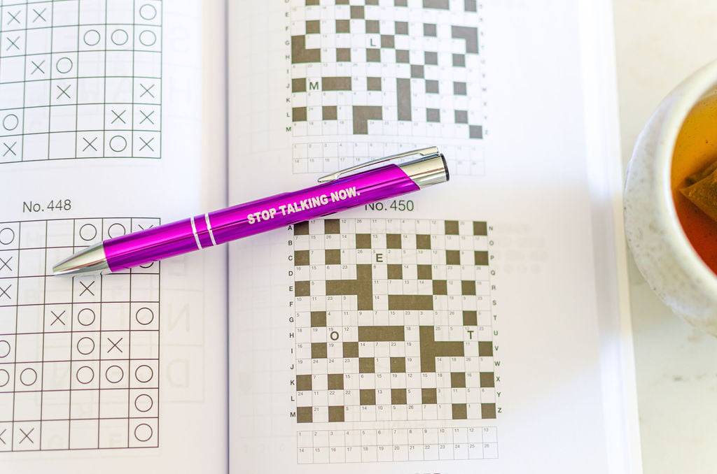 Stop Talking Now Pen – Love Shack Giftware