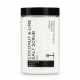 Summer Salt Body Coconut and Lime Salt Scrub 350g tub on white background