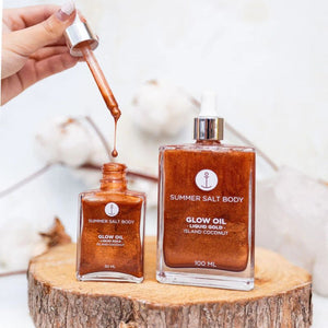 Summer Salt Body – Liquid Gold – Glow Oil 30ml – Love Shack Giftware