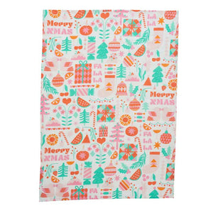 Tea Towel – Linen – Merry Xmas – Love Shack Giftware