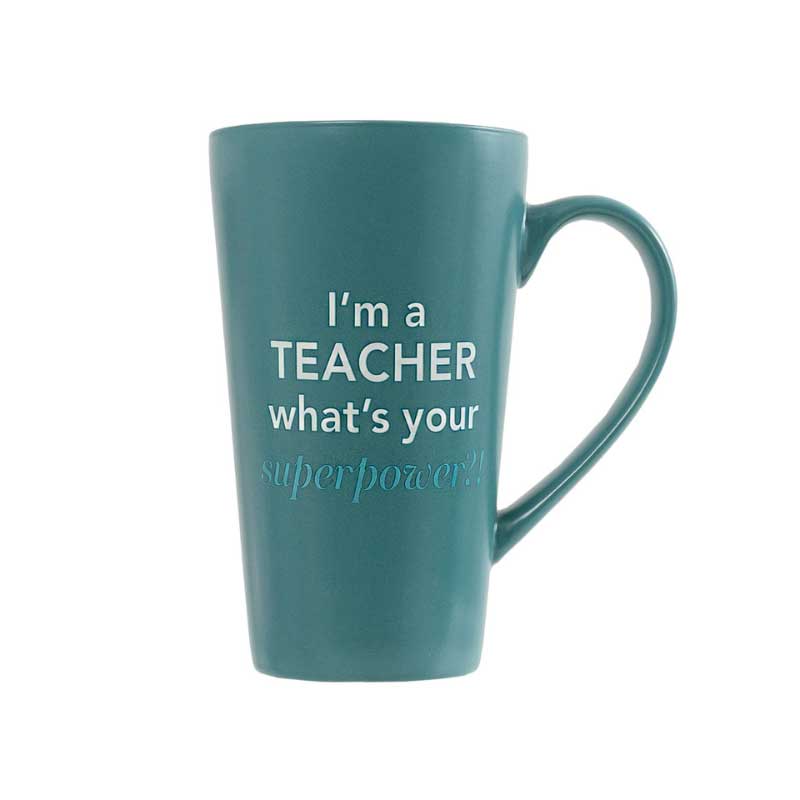 Teacher Superpower Latte Mug – Love Shack Giftware