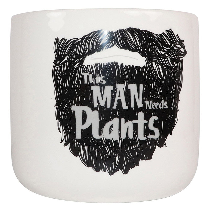 This Man Needs Plants Planter – Love Shack Giftware