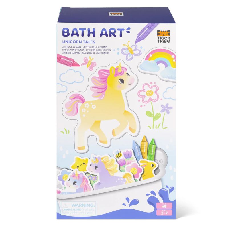Tiger Tribe Bath Art – Unicorn Toy Set