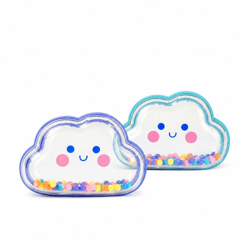 Tiger Tribe Bath Shakers Colourful Clouds bath toy with colorful beads inside