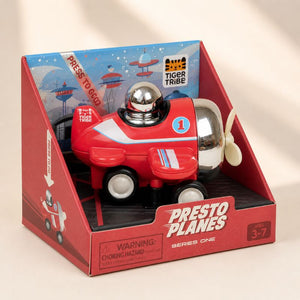 Tiger Tribe Presto Plane Swoop Red in retail packaging