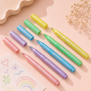Set of colorful markers with 'Tiger Tribe' branding on a pink background - Loveshack Giftware