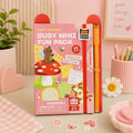 Busy Whiz Fun Pack with fairy-themed design on a pink surface