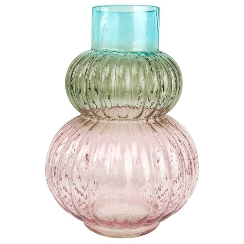 Tommy Orb Glass Vase Rose, Sage & Sky – Love Shack Giftware (1)