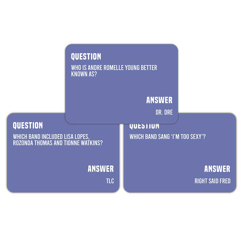 Totally 90s Music Trivia – Love Shack Giftware