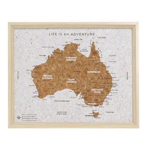 Travel Board Australia Map Desk – Love Shack Giftware (1)