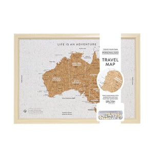 Travel Board Australia Small Map – Love Shack Giftware (2)