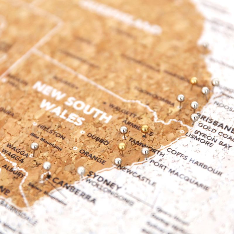 Travel Board Australia Small Map – Love Shack Giftware