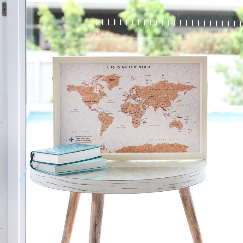 Travel Board Small World Map – Love Shack Giftware (1)