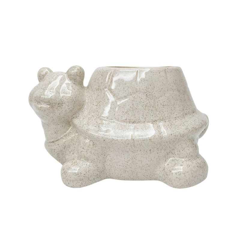 Urban Products Turtle Planter Speckle White 11cm – Love Shack Giftware
