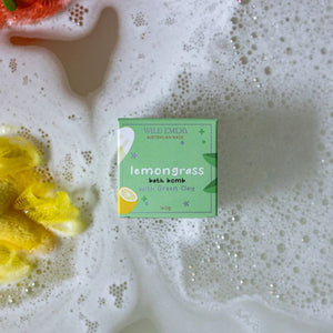 WILD EMERY Lemongrass Bath Bomb – Love Shack Giftware (1)