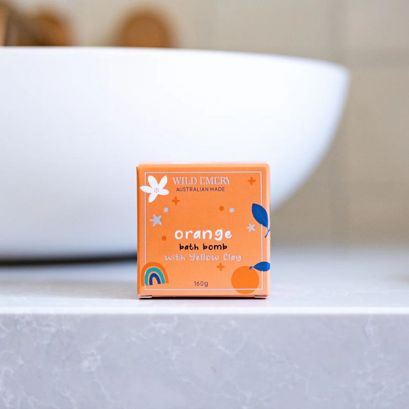 WILD EMERY Orange Bath Bomb – Love Shack Giftware